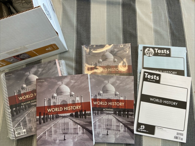 NEW BJU 10th grade WORLD HISTORY Complete Subject Kit 5th ed Heritage Studies