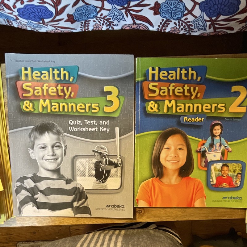 Abeka Health, Safety, & Manners 2 Reader 4th Ed Paperback and test key