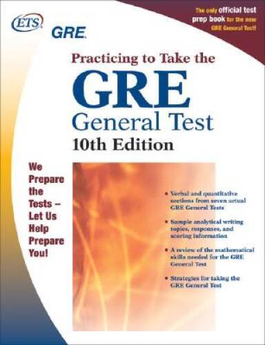 GRE: Practicing to Take the General Test 10th Edition (Practicing t – ACCEPTABLE