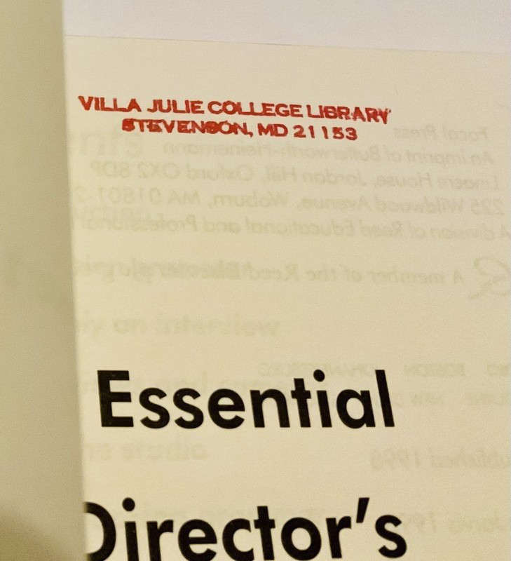 Essential TV Director's Handbook by Peter Jarvis (1998, Trade Paperback) gallery