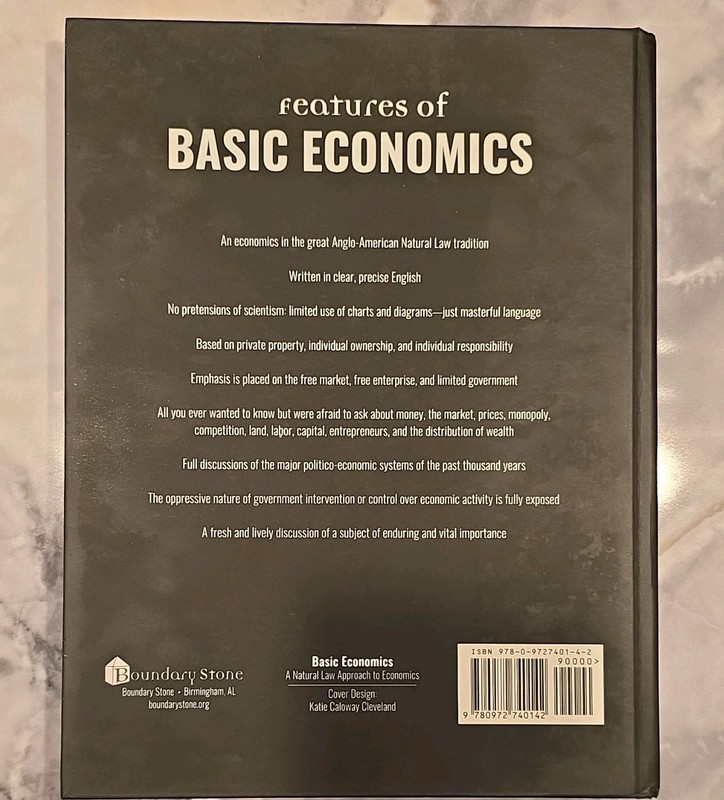 Basic Economics Fourth Edition Hardcover by Carson & Cleveland Boundary Stone gallery