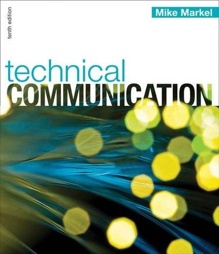 TECHNICAL COMMUNICATION By Mike Markel **Mint Condition**
