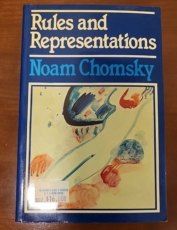 Rules and Representations By Chomsky, Noam Noam Chomsky, – Paperback