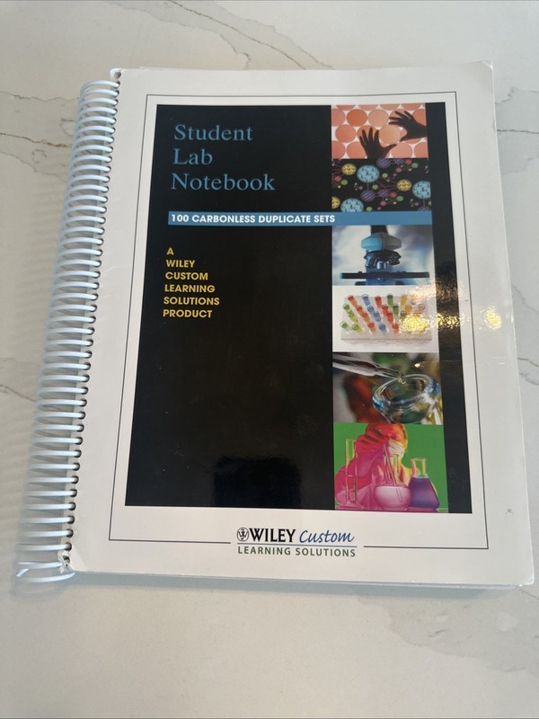 Student Lab Notebook By Hayden McNeil- 100 Pages Carbonless Duplicate sets