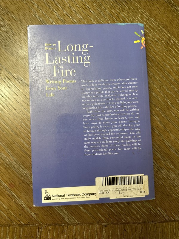 How to Build a Long-Lasting Fire : Writing Poems from Your Life C gallery