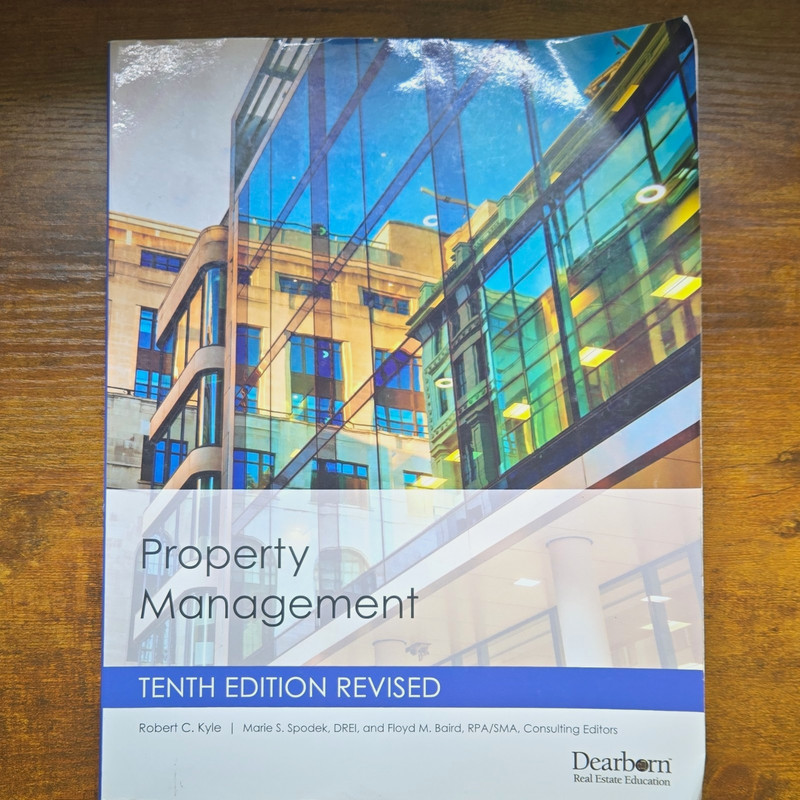 Property Management 10th Revised Ed (2017) PB Dearborn Kyle Spodek Baird