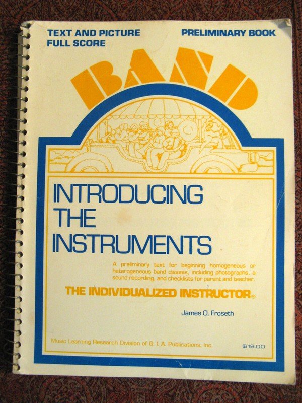 Introducing the Instruments: Text and Picture, Full Score: 1977, Spiral bound