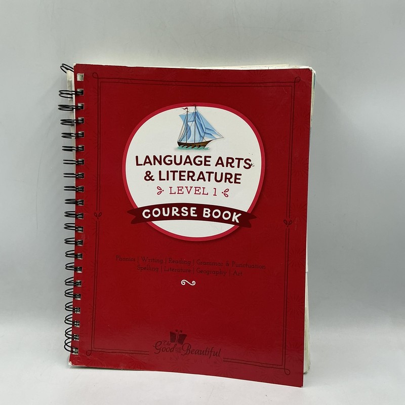 Language Arts Level 1 Red Course Jenny Phillips Good And The Beautiful Spiral