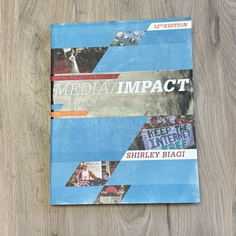 Media/Impact An Introduction Mass Media, Biagi Shirley 12th Edition NEW!!