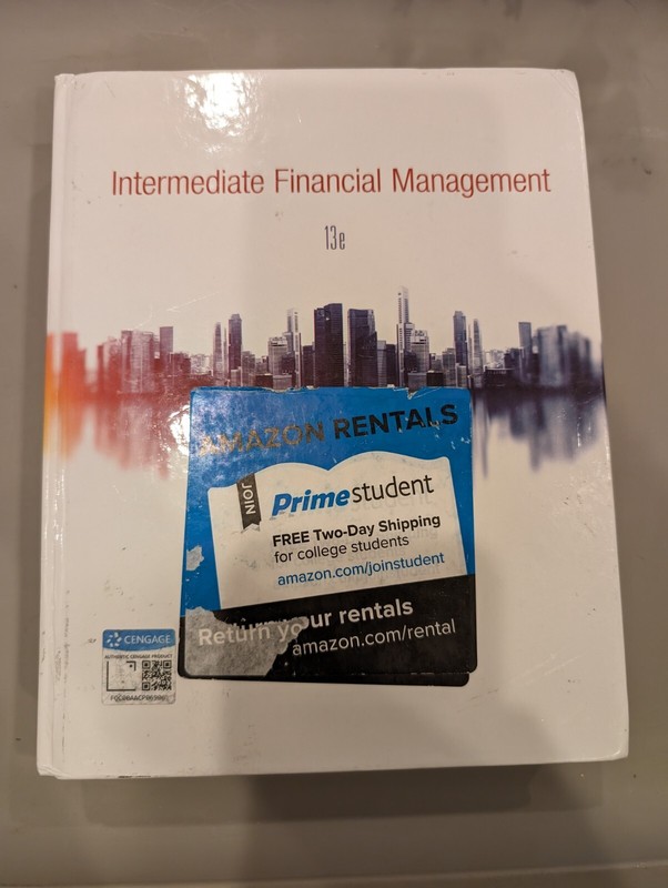 Intermediate Financial Management by Phillip R. Daves 13th Edition Hardcover