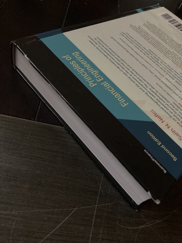 Principles of Financial Engineering 2nd Ed. by Salih N. Neftci 2008 hardcover gallery