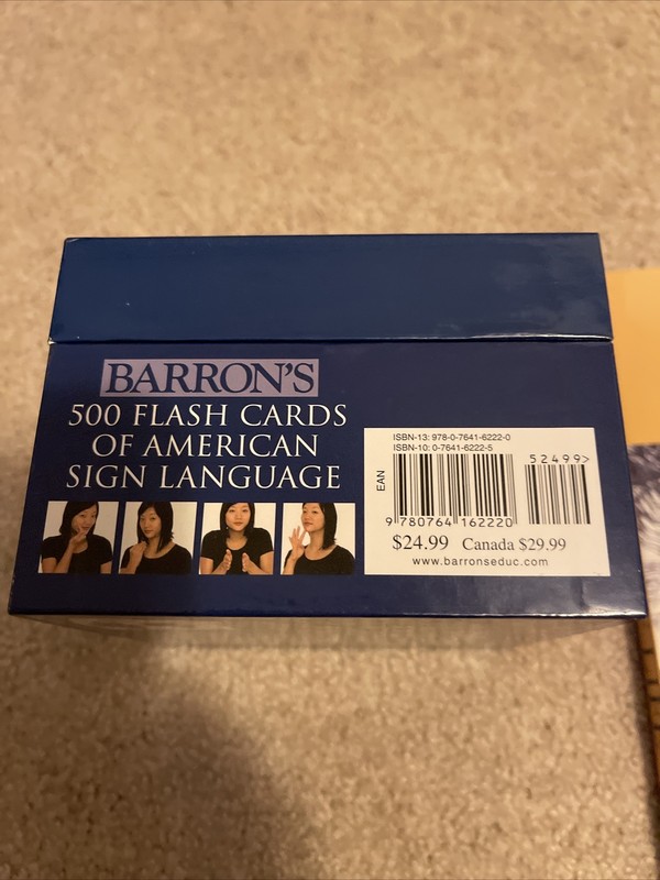 500 Flash Cards of American Sign Language With Book, 1,000 Signs Of Life gallery