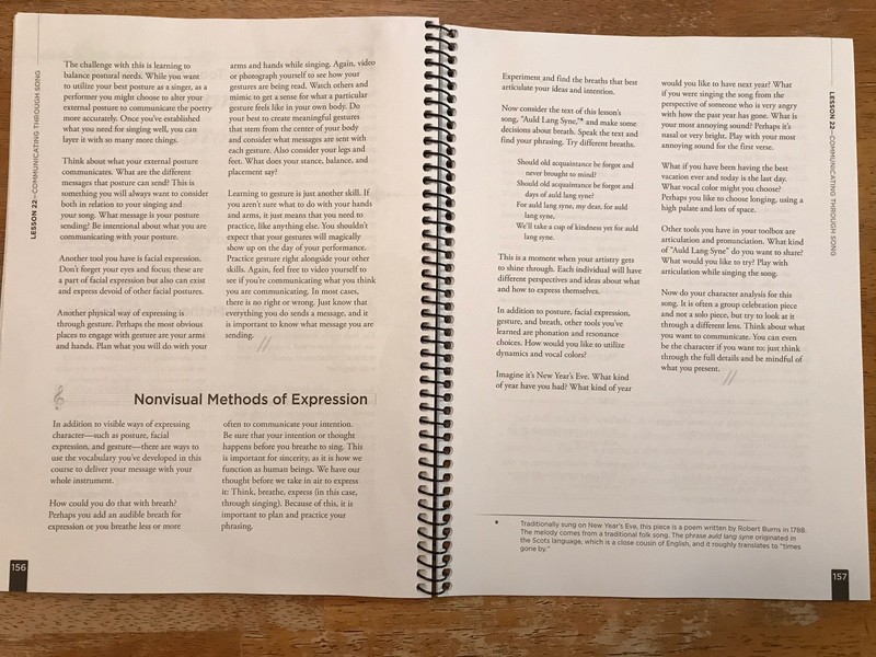 The Great Courses, How to Sing Course Workbook by Dawn Pierce gallery