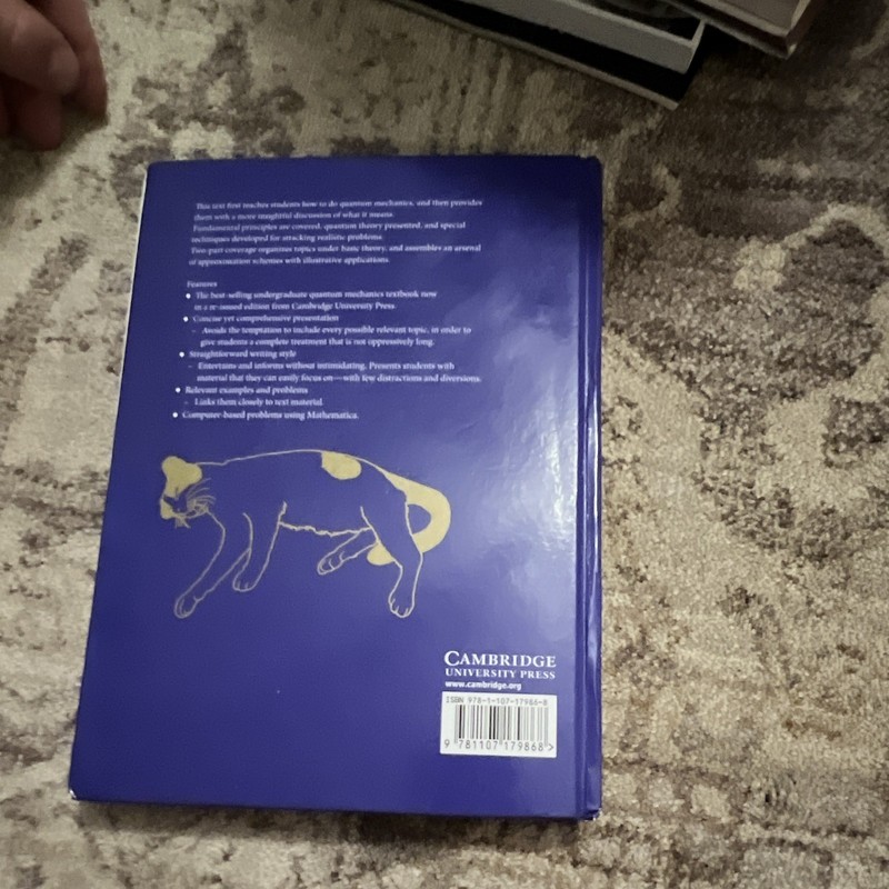 Cambridge Introduction to Quantum Mechanics 2nd Ed Hardcover 2017 Griffiths gallery