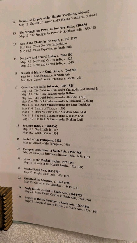 AN ATLAS & SURVEY OF SOUTH ASIAN HISTORY, Ex-Library, HB, 1995. M.E. Sharpe gallery
