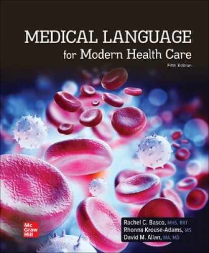 Medical Language for – Paperback, by Basco Rachel; Krouse-Adams – Very Good o