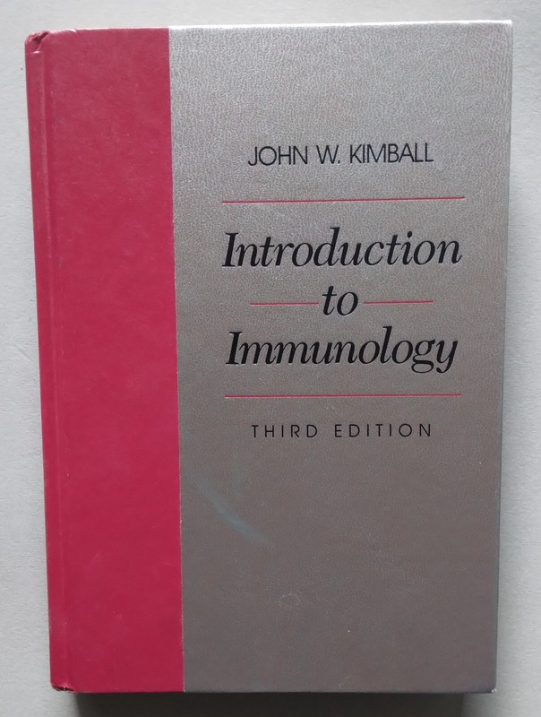 Introduction to Immunology–3rd Edition–John W. Kimball–1990–HC–523 pages
