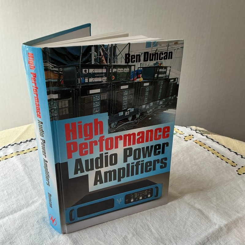 High Performance Audio Power Amplifiers by Ben Duncan HC/no DJ 1996 1st Edition