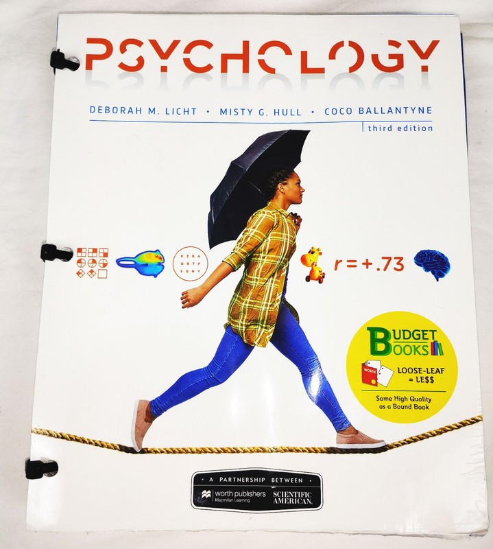 Psychology 3rd Edition Loose Leaf - Licht Hull Ballantyne - Wrinkled pages gallery