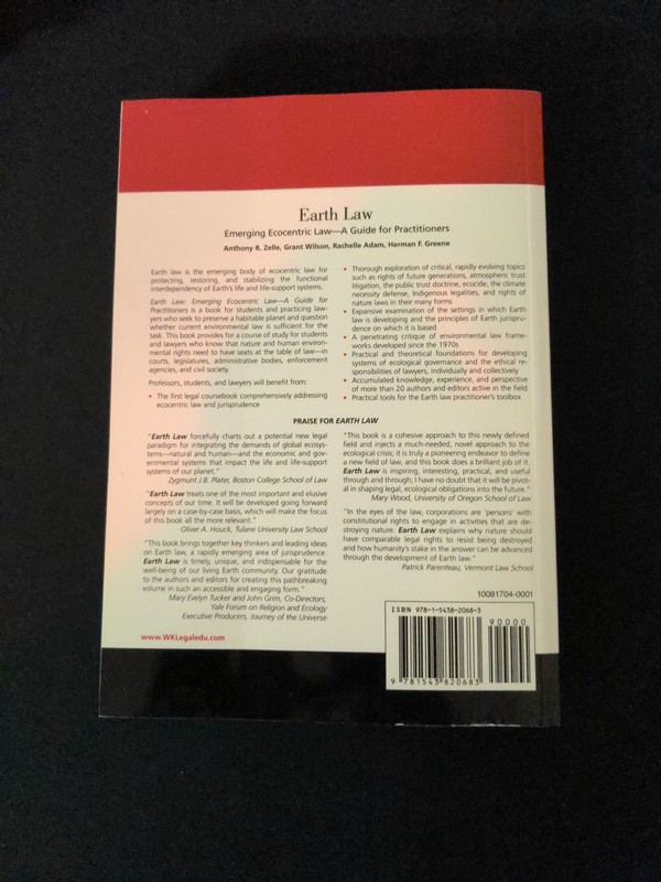 Aspen Coursebook Ser.: Earth Law : Emerging Ecocentric Law: A Practitioner's... gallery