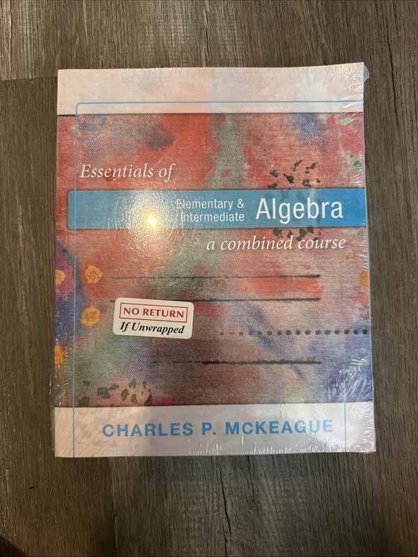 Essentials of Elementary & Intermediate Algebra A Combined Course New Sealed
