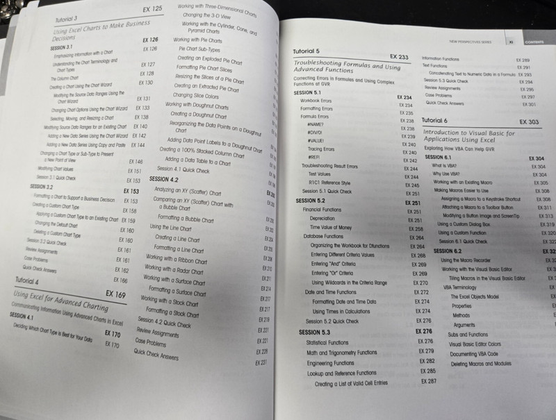 New Perspectives Microsoft Excel 2002 w/Visual Basic for Appl Friedrichsen, Lisa gallery