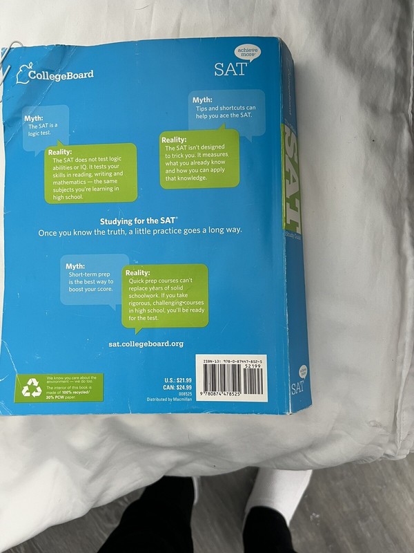 The Official SAT Study Guide by College Board Staff (2009, Trade Paperback,... gallery