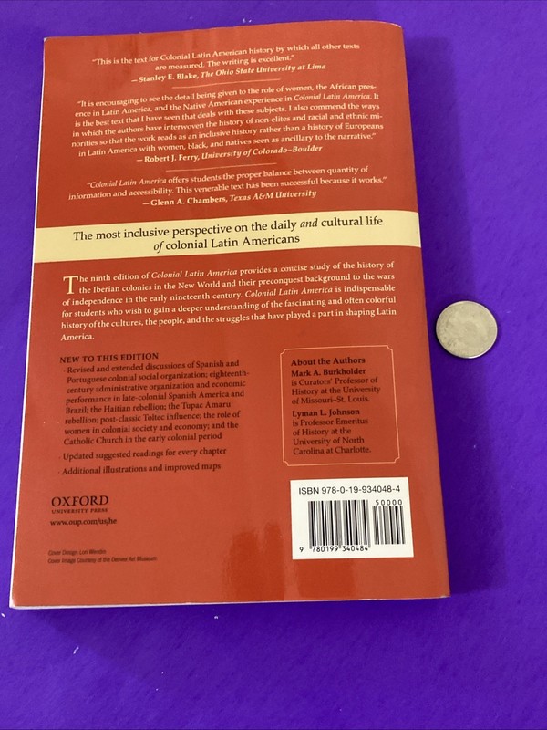 Colonial Latin America by Lyman Johnson and Mark A. Burkholde gallery
