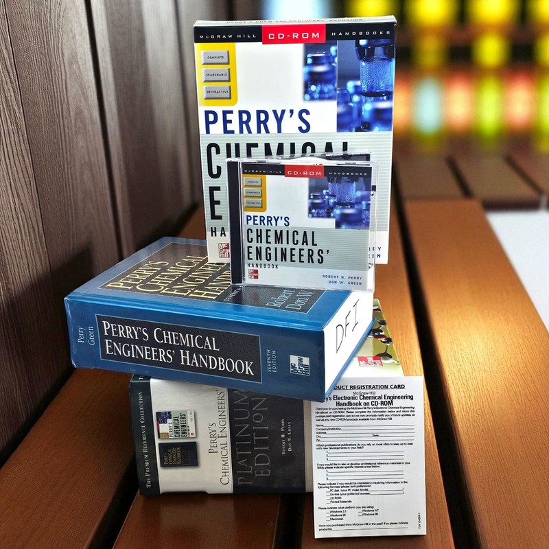 Perrys Chemical Engineering Handbook Platinum Ed 7th CD ROM Manson McGraw Hill