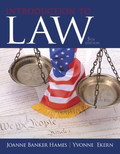 Introduction to Law 5th Edition – Pearson