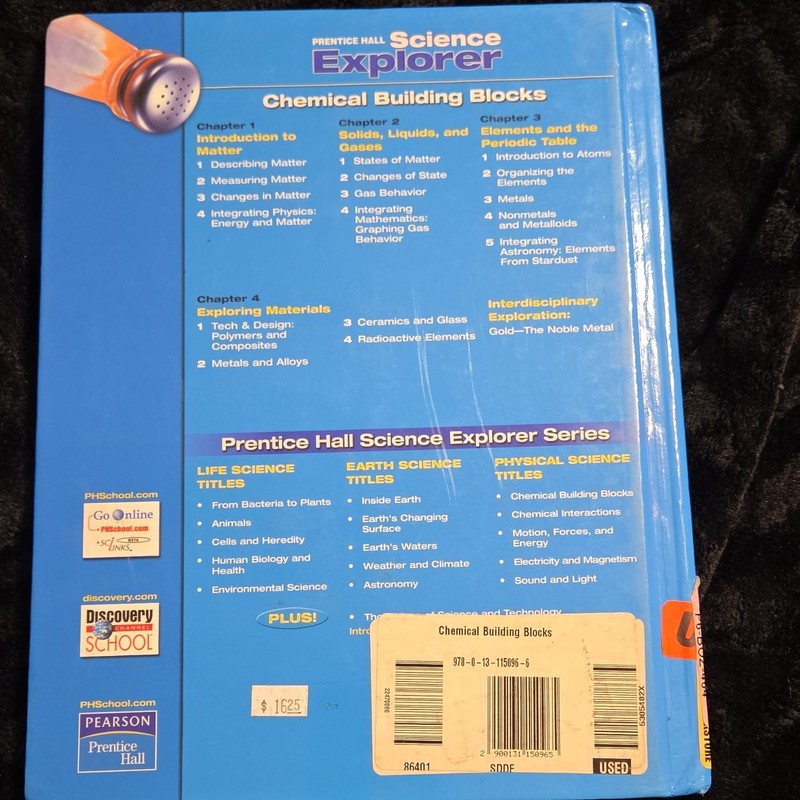 Prentice Hall Science Explorer Chemical Building Blocks Teacher's Edition Textb… gallery