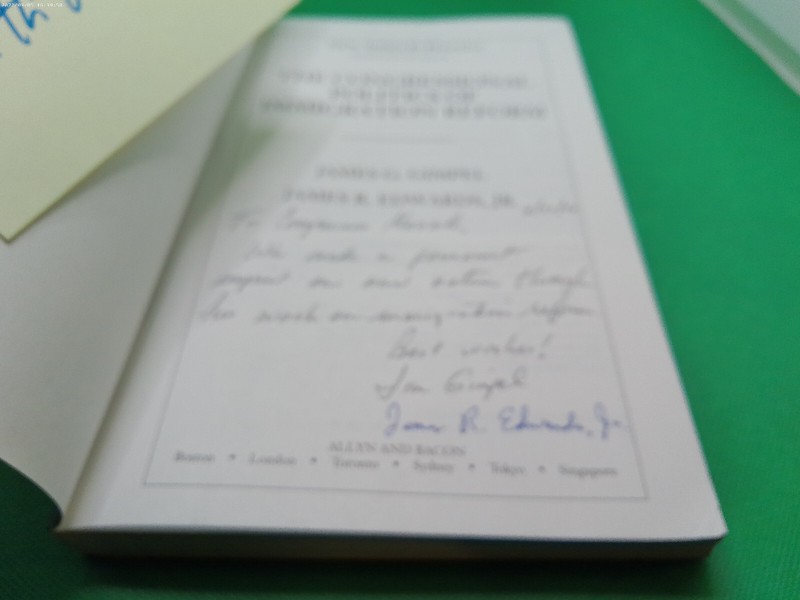 Congress Politics Immigration Mazzoli signed book PB signed Gimpel Edwards 1999 gallery