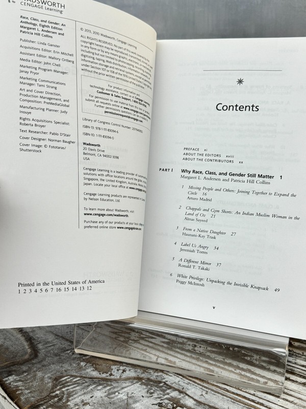 Race Class & Gender, An Anthology - 8th ed Andersen Collins Instructors Edition gallery