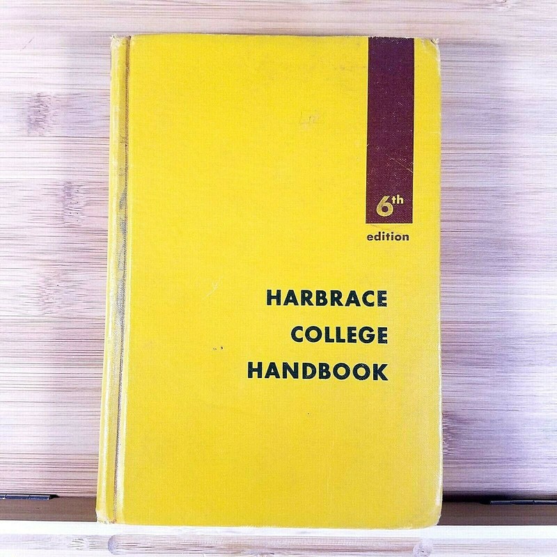 Harbrace College Handbook 6th Edition | Hodges and Whitten (1967, Hardcover)