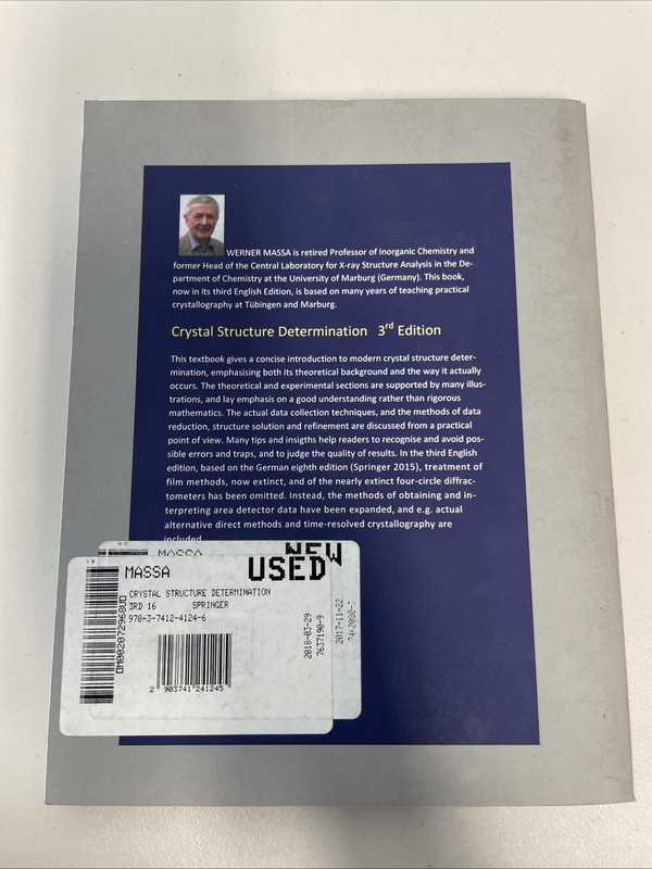Crystal Structure Determination (Paperback or Softback) gallery