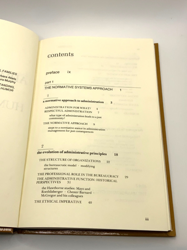 Administration in the human services: A normative systems approach by Paul Ables gallery