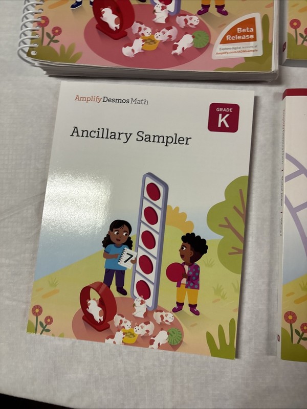Amplify Desmos Math Grade K Set: Teachers 1 Student 1 2 & More (4 Books) gallery