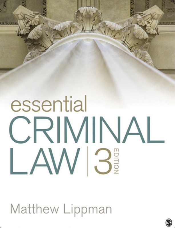 Essential Criminal Law Edition 3 by Matthew Lippman