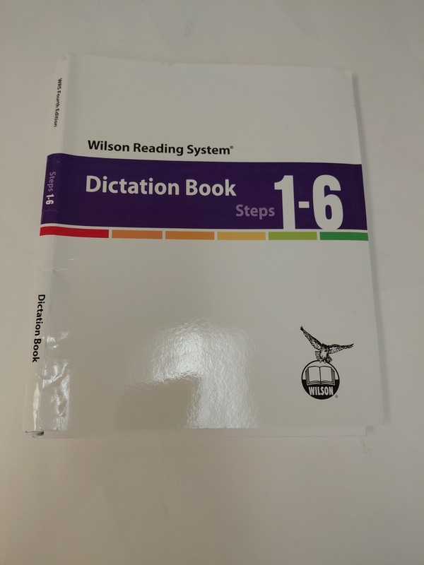 Wilson Reading System Dictation Book Steps 1-6 Fourth Edition Spiral 2020 4th Ed