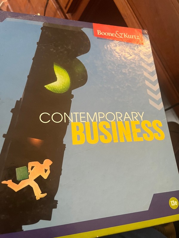 CONTEMPORARY BUSINESS, 13TH EDITION BINDER READY VERSION By Louis E. Boone