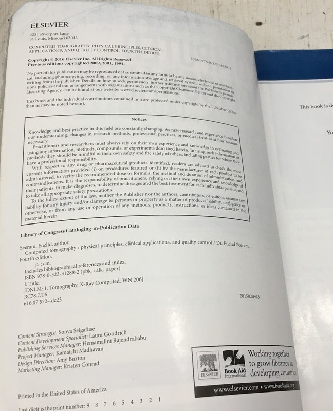 Computed Tomography Physical Principles, Clinical Applications, and Quality Cont gallery