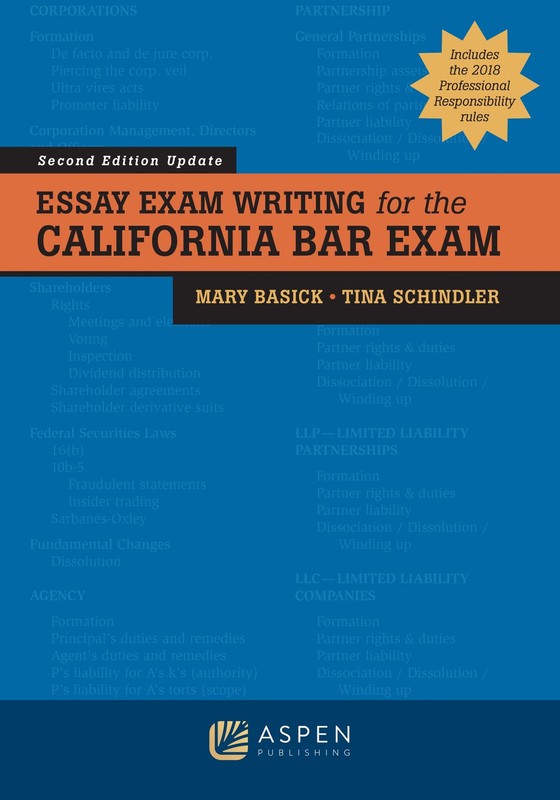 Essay Exam Writing for the California Bar Exam (Bar Review)