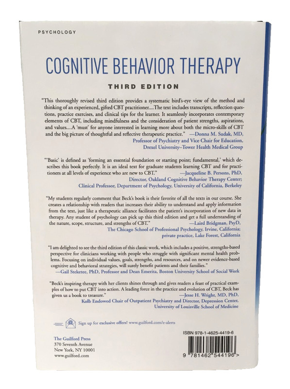 Cognitive Behavior Therapy : Basics and Beyond by Judith S. Beck, Third Edition gallery