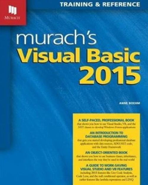Murachs Visual Basic 2015 Paperback Anne Boehm
