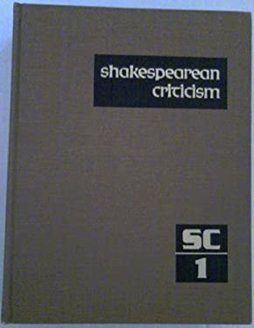 Shakespearean Criticism Hardcover