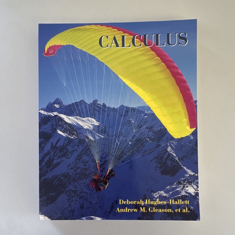 Calculus Paperback Hughes-Hallett Gleason John Wiley & Sons ISBN 0-471-31055-7