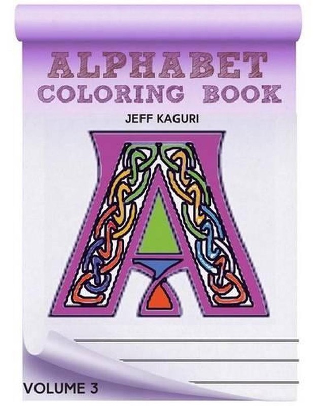 Alphabet Coloring Book: Celtic Letters by Jeff Kaguri (English) Paperback Book
