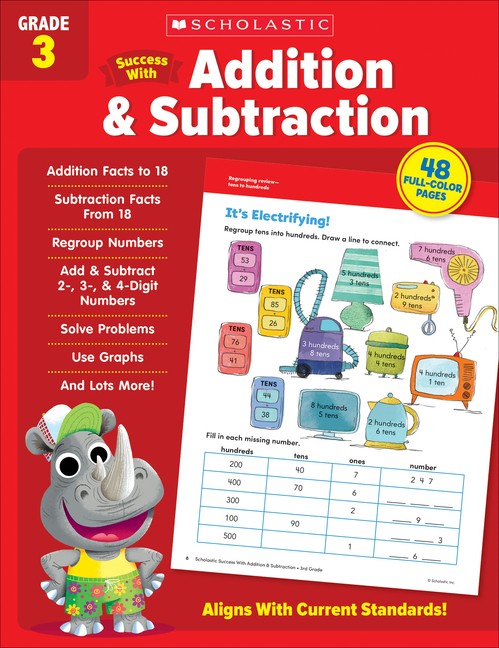 Scholastic Success With Addition & Subtraction Grade 3