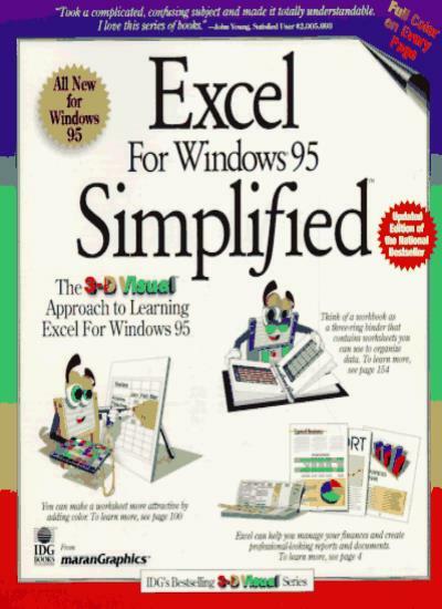 Excel for Windows 95 Simplified (Idg’s 3-D Visual Series) By Rut