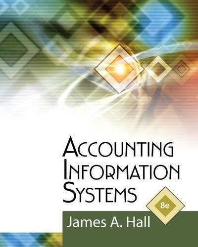 ACCOUNTING INFORMATION SYSTEMS, 8TH EDITION By James A. Hall – Hardcover *VG+*